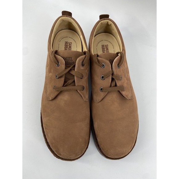 Samuel Hubbard Shoes Men 12 Wide Brown Free Oxford Nubuck Casual Walking Lace Up main image 10